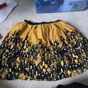 Vintage Skirt with pockets and elastic waist